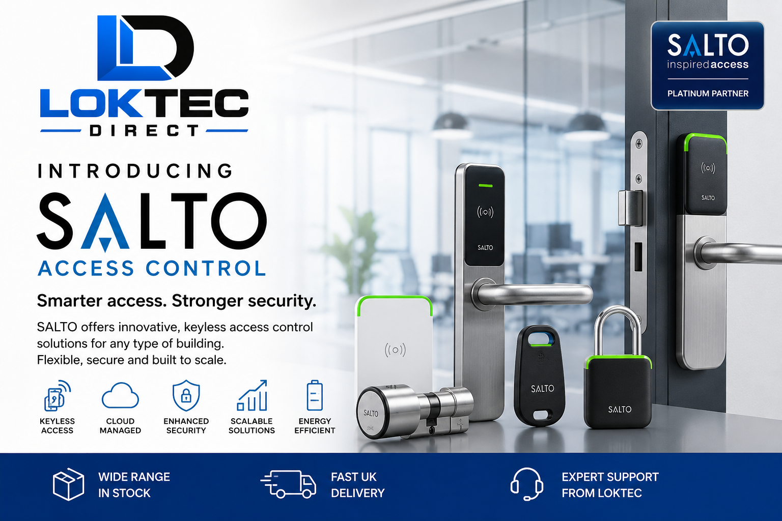 Introducing SALTO Access Control | Smarter Keyless Security from Loktec Direct