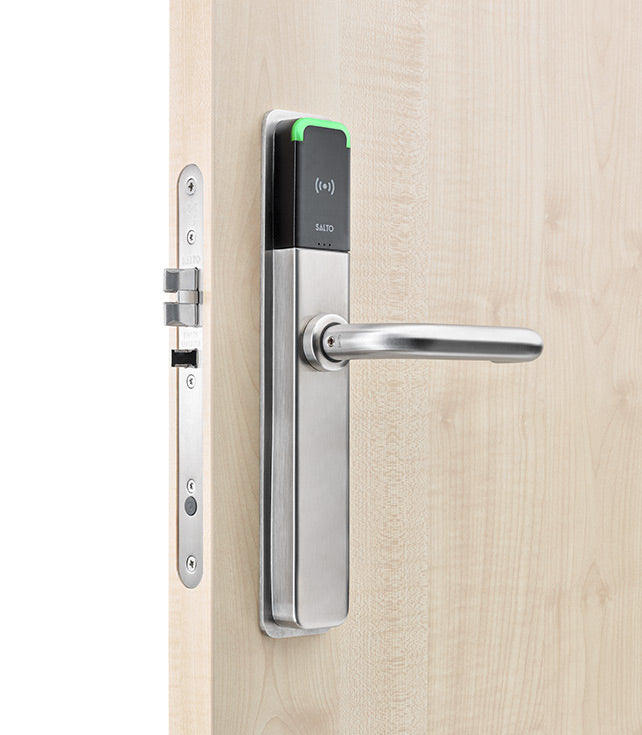 Salto XS4 Mortice Lock, electronic keyless locking solution for commercial and residential doors
