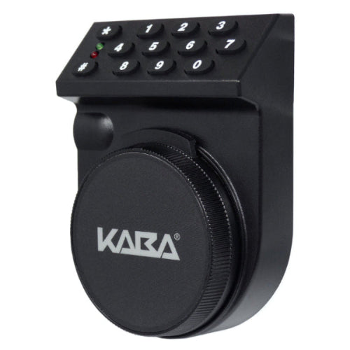 LA GARD Audit Con electronic safe lock keypad, vertical angle view, designed for secure access and audit tracking.