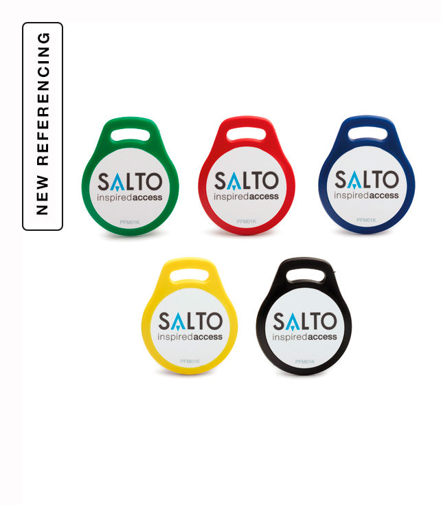 SALTO Keyfobs – Pack of 10 (NXP DESFire), electronic access control key fobs for businesses and homes